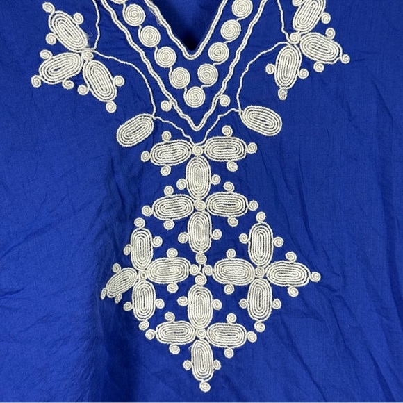 ANTONIO MELANI Blue Long Sleeve Tunic Womens Size M - Picture 4 of 5